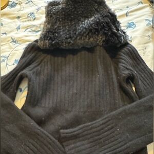 Coziest Magaschoni Cashmere with Detachable Collar
